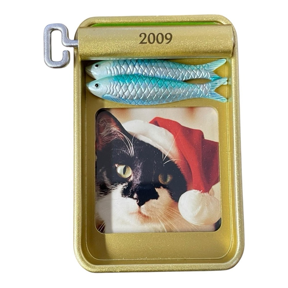 Tabby Treats Photo Holder 2009 Hallmark Keepsake Ornament